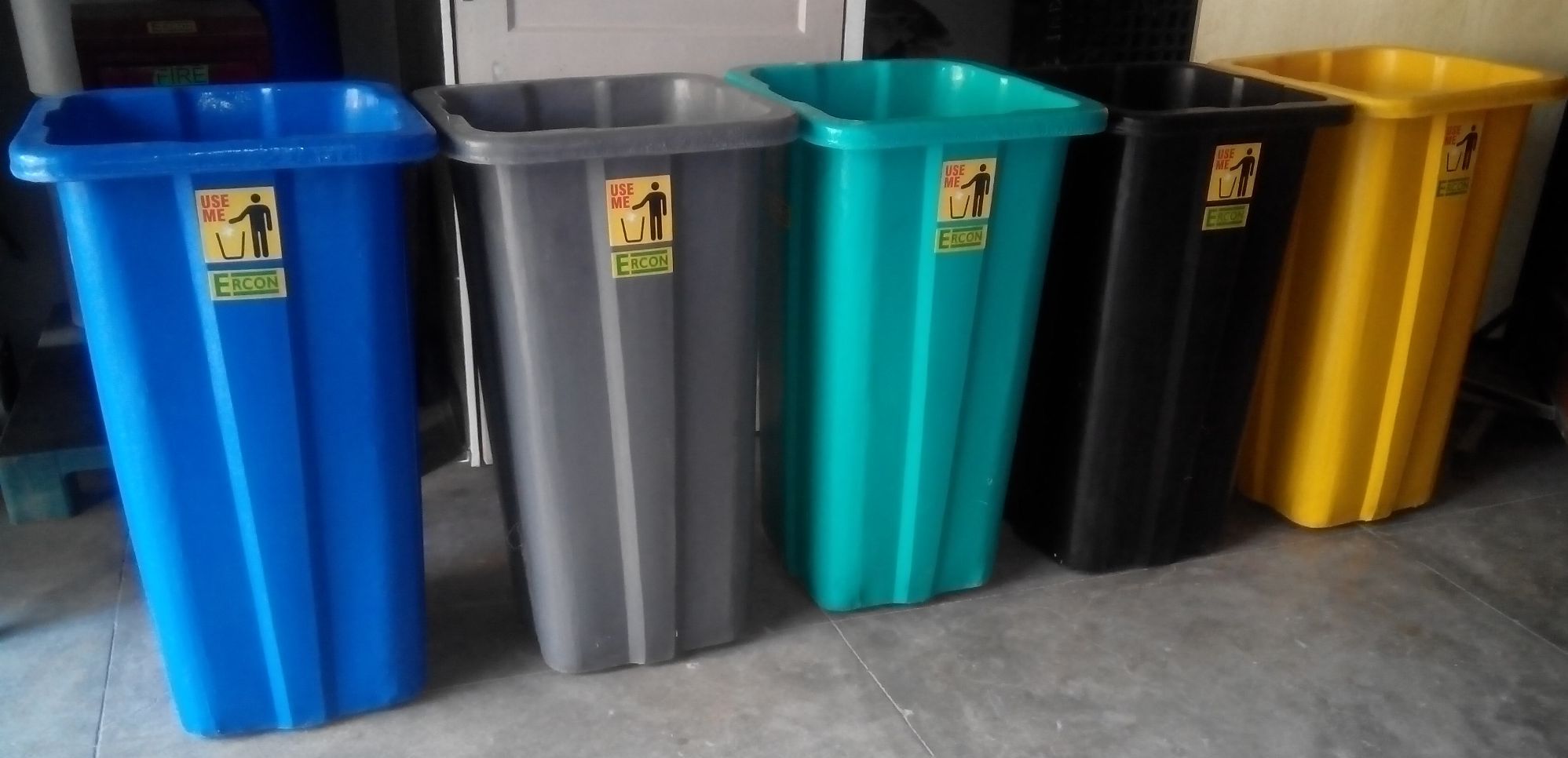 ERCON PLASTIC DUSTINS / WASTE BINS