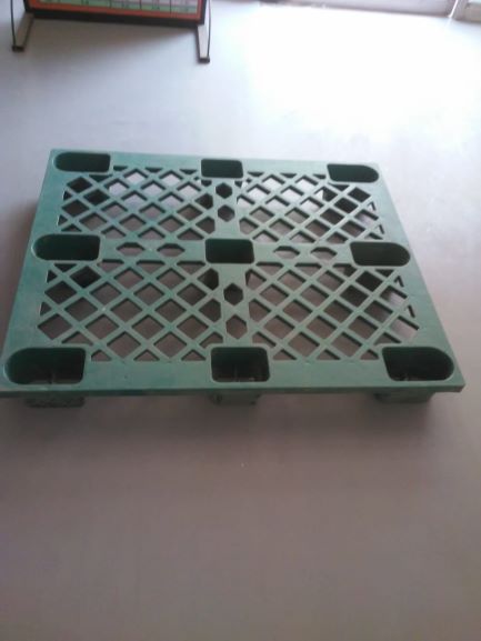 Light Weight 9 Legged Export Cargo Plastic Pallet
