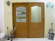 SLIDING DOOR - ARCH HALF MIRROR